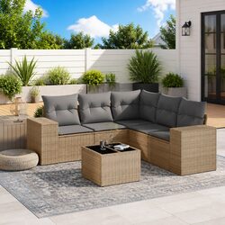 Outdoor Garden Sofa Set 6-Piece Specifications and Features