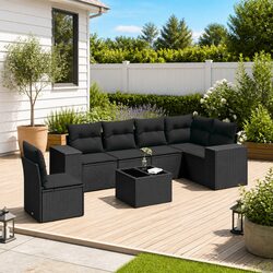 Detailed Specs of the 7-Piece Modular Garden Sofa Set