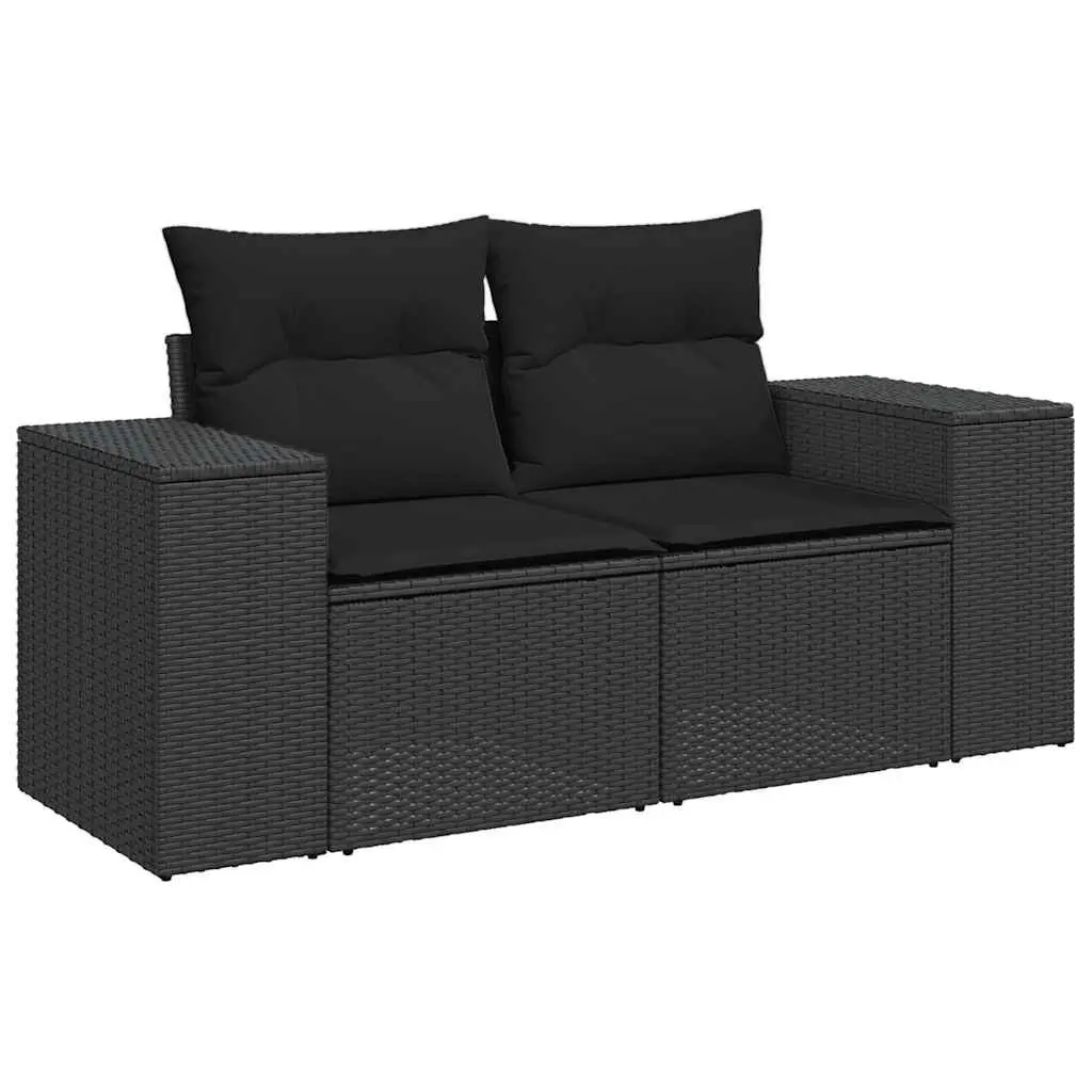 7-Piece Modular Garden Sofa Set with Padded Cushions