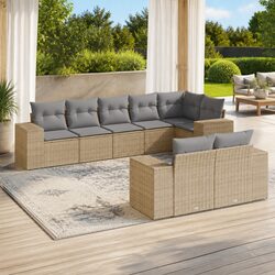 Specifications for an 8-Piece Outdoor Garden Sofa Set