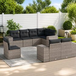 Specifications of 8-Piece Modular Garden Sofa Set