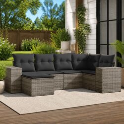 6 Piece Modular Garden Sofa Set - Specs & Features