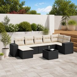 Technical Overview: 8-Piece Modular Garden Sofa Set