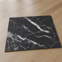 60x60cm Black Marble Glass Table Top Specifications