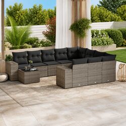 Specifications of 11 Piece Grey Outdoor Sofa Set