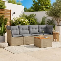 5-Piece Outdoor Sofa Set: Dimensions and Specifications