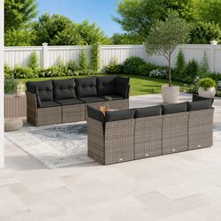 9-Piece Garden Sofa Set: Specifications and Features
