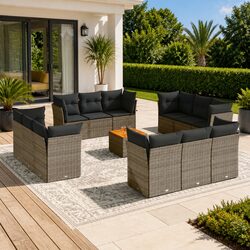Garden Sofa Set Specifications: 13 Piece Modular Furniture
