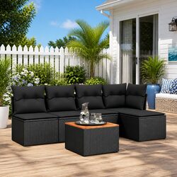 Specifications of 6-Piece Garden Sofa Set with Cushions