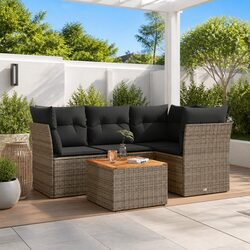 Garden Sofa Set 5 Piece Dimensions, Materials, and Features