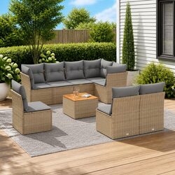 Specifications of 9-Piece Modular Outdoor Sofa Set