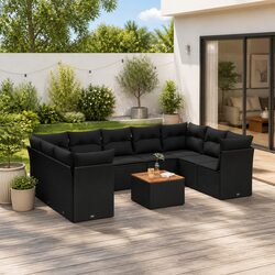 Specifications for 10-Piece Outdoor Garden Sofa Set