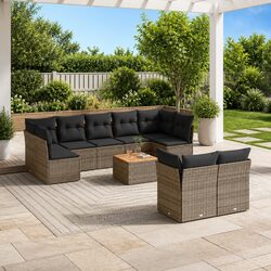 Specifications for Grey Rattan Modular Garden Sofa Set