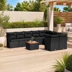 Specifications of 10-Piece Outdoor Sofa Set