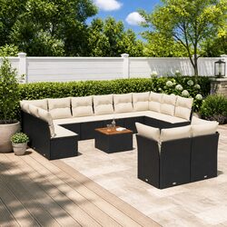 Specifications of a 13-Piece Modular Garden Sofa Set