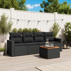 Specifications of the 5 Piece Garden Sofa Set with Cushions