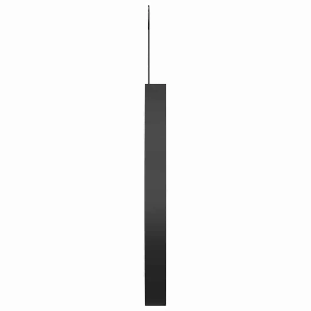Black Round Hanging Wall Mirror 30 cm