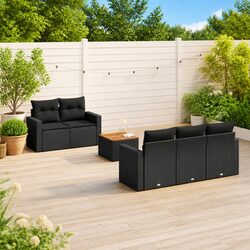 6 Piece Modular Garden Sofa Set Details and Specs