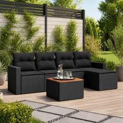 Specifications for 6 Piece Outdoor Garden Sofa Set