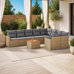 Specifications of 10 Piece Outdoor Sectional Sofa Set