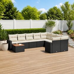 Outdoor Sectional Sofa Set Specifications: 10 Pieces