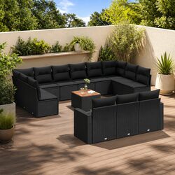 Specifications of 14 Piece Modular Sofa Set - Black