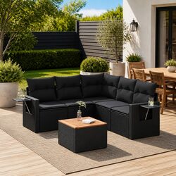 Specifications of 6-Piece Outdoor Sectional Sofa Set