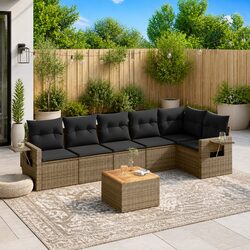 Specifications of the 7-Piece Grey Outdoor Sectional Sofa Set