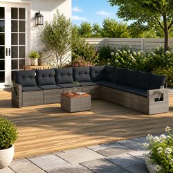 Specifications of 10-Piece Outdoor Sectional Sofa Set