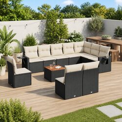 11 Piece Outdoor Sectional Sofa Set: Dimensions and Materials