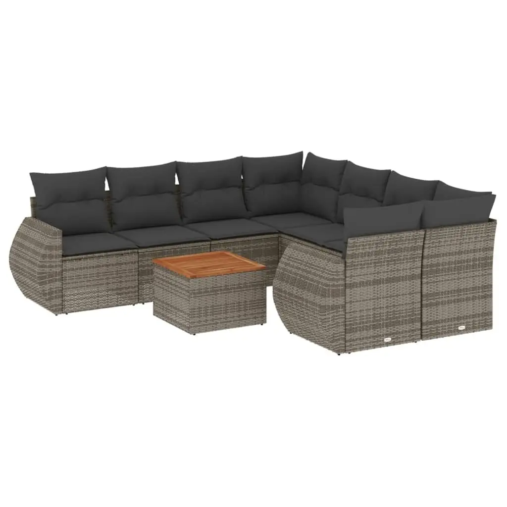 9 Piece Modular Garden Sofa Set
