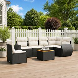 Garden Sofa Set 7 Pieces - Dimensions and Specs