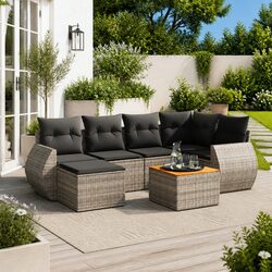 7 Piece Garden Sofa Set: Specs & Features Overview