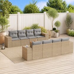Specifications of Beige 9 Piece Outdoor Garden Sofa Set