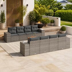 Specifications of 9 Piece Garden Sofa Set with Cushions