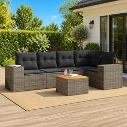 Specifications of the 6-Piece Grey Garden Sofa Set