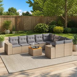 Specifications of a 10 Piece Outdoor Garden Sofa Set