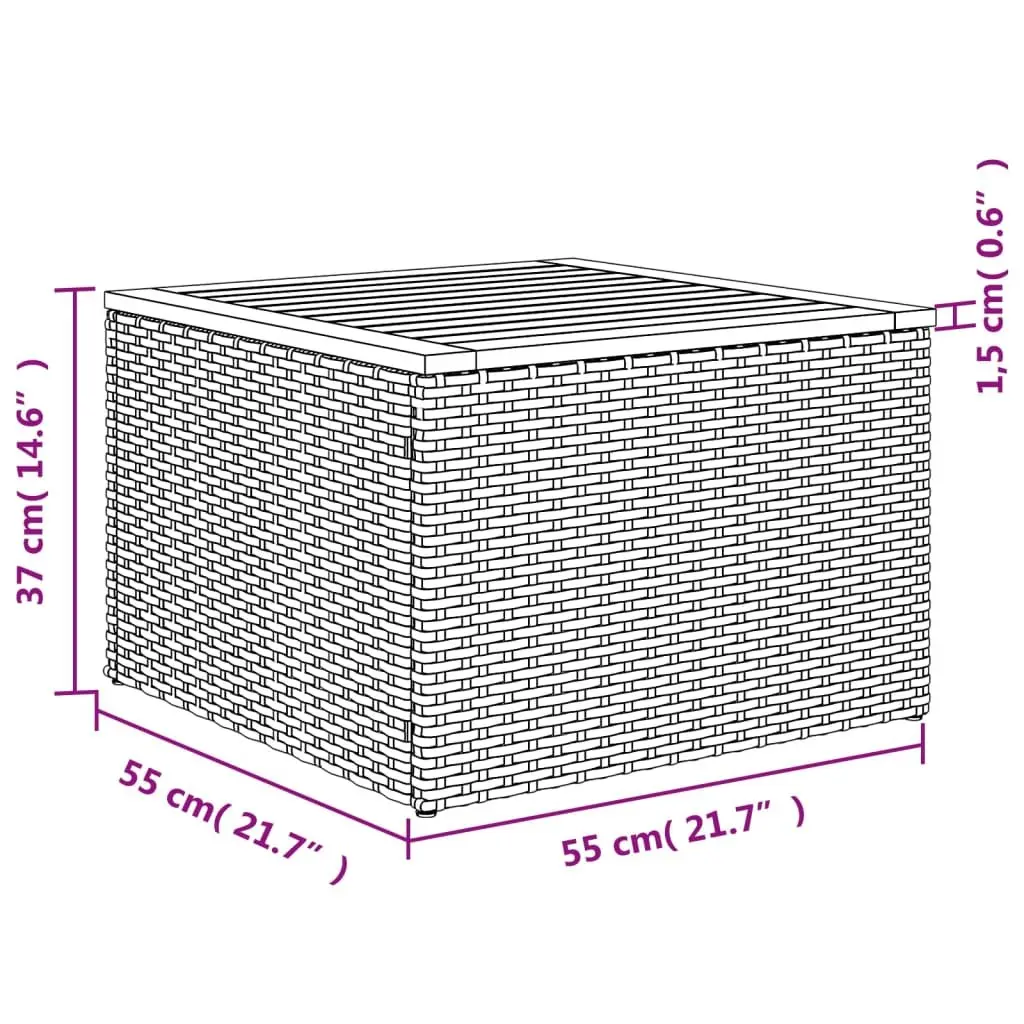 Garden Sofa Set 11 Piece Outdoor Furniture Grey Patio Seating