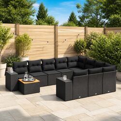 Specifications of the Black Garden Sofa Set - 11 Pieces
