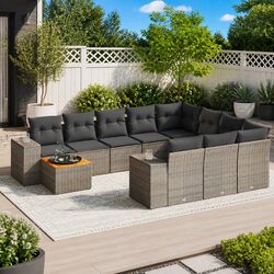 11-Piece Modular Outdoor Rattan Sofa Set Specifications