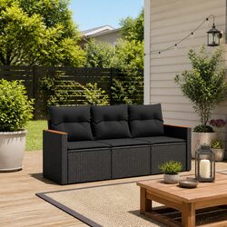 3-Piece Outdoor Garden Sofa Set: Specs and Details