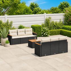Specifications of the 7 Piece Black Patio Sofa Set