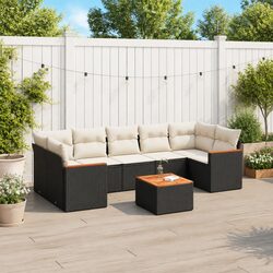 8 Piece Modular Garden Sofa Set with Sturdy Build