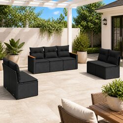 7 Piece Garden Sofa Set Dimensions and Features