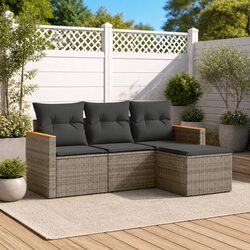 4-Piece Modular Garden Sofa Set Specifications