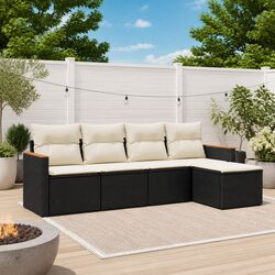 Specifications of Black 5 Piece Outdoor Sofa Set