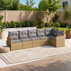 Specifications of Garden Sofa Set 6 Pieces with Cushions