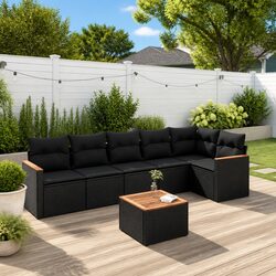 7 Piece Garden Sofa Set: Specifications and Features