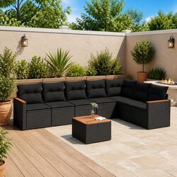 8 Piece Outdoor Garden Sofa Set Specifications and Features