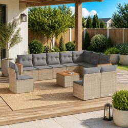Specifications of 11 Piece Garden Sofa Set for Outdoor Use